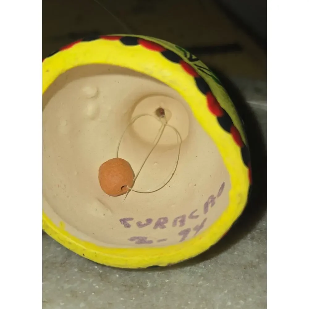 Curacao Pottery Hanging Doll Bells made 1994